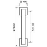 Ιταλική Vintage Λαβή Daisy Μπρονζέ Ματ 040 - Image 2