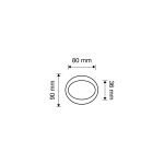 Ιταλικό Vintage Σταθερό Πόμολο Epoca Μπρονζέ Ματ 045 - Image 2