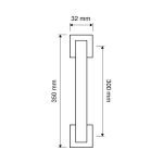 Ιταλική Vintage Λαβή Glamor Χρώμιο 061 - Image 4