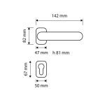 Ιταλικό Επίχρυσο Πόμολο με ροζέτα Jewel με Swarovski® crystals 068 - Image 3