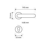 Ιταλικό Επίχρυσο Πόμολο με ροζέτα Jewel με Swarovski® crystals 068 - Image 5