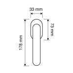 Ιταλικό γρυλόχερο Living σε Χρώμιο 112 - Image 2