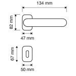 Ιταλικό Επίχρυσο Πόμολο με ροζέτα Ninfa Crystal με Swarovski® crystals 087 - Image 4