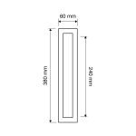 Ιταλική Επίχρυση Λαβή Έλξης σε Πλάκα Opera Crystal με Swarovski® crystals 097 - Image 3