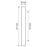 Ιταλική Επίχρυση Λαβή Profilo Mesh με Swarovski® crystals 108 - Image 2