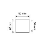 Ιταλικό Χρώμιο Σταθερό Πόμολο Reflex με Swarovski® crystals 114 - Image 2