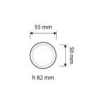 Ιταλικό Επίχρυσο Σταθερό Πόμολο Sogno με Swarovski® crystals 134 - Image 2