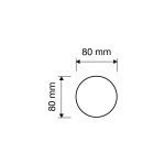 Ιταλικό Επίχρυσο Σταθερό Πόμολο Veronica με Swarovski® crystals 050 - Image 2