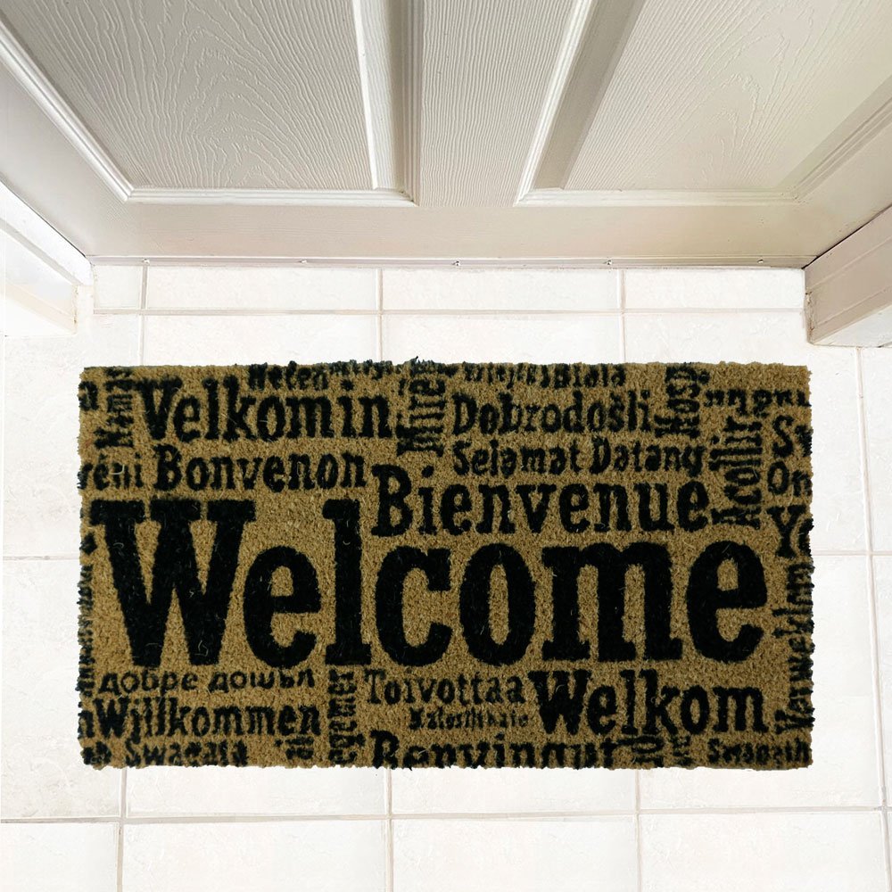 doormat-welcomemultilingual-33x60-sl8515-8515-1 ΠΑΤΑΚΙ ΕΙΣΟΔΟΥ WELCOMEMULTILINGUAL-1 33x60 - Image 1