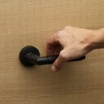 Ιταλικό Πόμολο Grip Ebano με ροζέτα σε Ματ Μάυρο 083 - Image 2