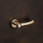 Ιταλικό Επίχρυσο Πόμολο με ροζέτα Idea Crystal με Swarovski® crystals 065 - Image 2