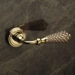 Ιταλικό Επίχρυσο Πόμολο Sogno με ροζέτα με Swarovski® crystals 133 - Image 2