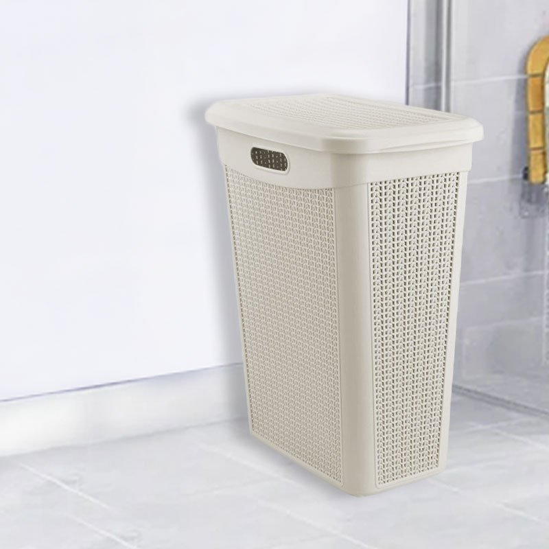 laundry-basket-sl7347-1-46x29x55cm-43lt-7347a ΚΑΛΑΘΙ ΑΠΛΥΤΩΝ SL7347-1 46x29x55cm 43LT - Image 1