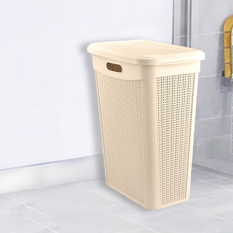 laundry-basket-sl7347-3-46x29x55cm-43lt-7347c ΚΑΛΑΘΙ ΑΠΛΥΤΩΝ SL7347-3 46x29x55cm 43LT - Image 1
