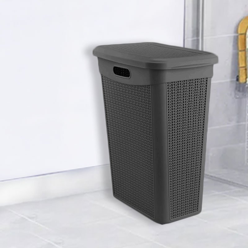 laundry-basket-sl7347-4-46x29x55cm-43lt-7347d ΚΑΛΑΘΙ ΑΠΛΥΤΩΝ SL7347-4 46x29x55cm 43LT - Image 1