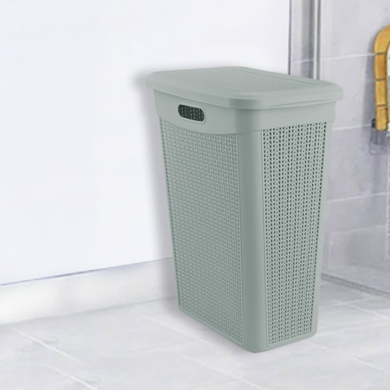 laundry-basket-sl7347-5-46x29x55cm-43lt-7347e ΚΑΛΑΘΙ ΑΠΛΥΤΩΝ SL7347-5 46x29x55cm 43LT - Image 1
