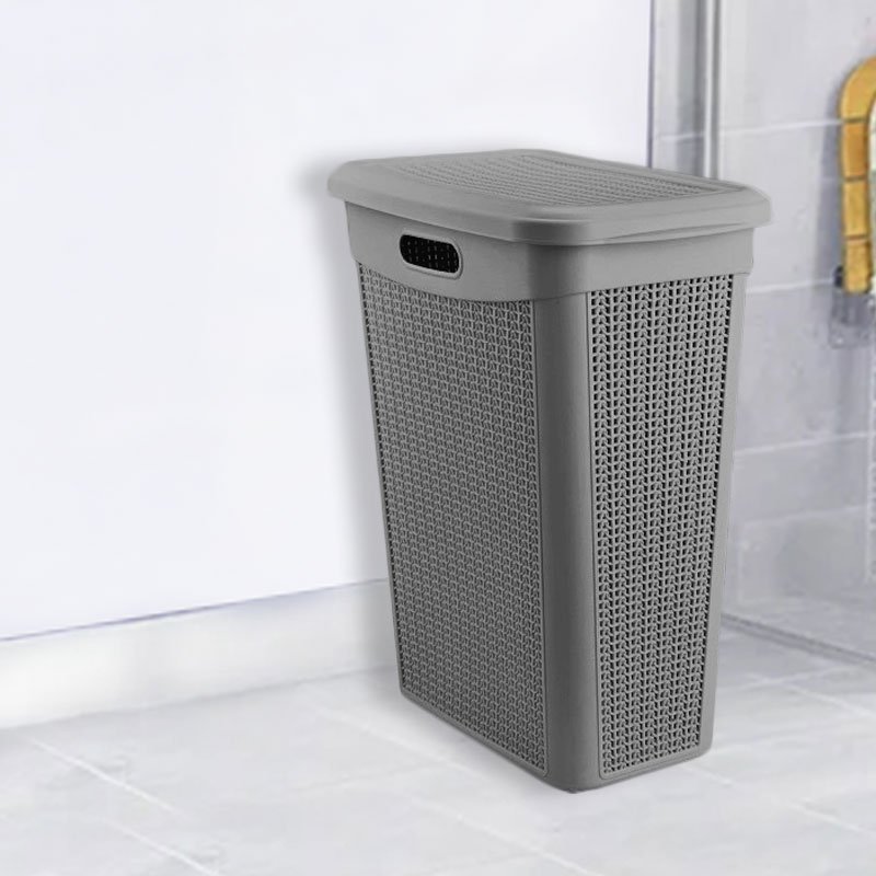 laundry-basket-sl7347-6-46x29x55cm-43lt-7347f ΚΑΛΑΘΙ ΑΠΛΥΤΩΝ SL7347-6 46x29x55cm 43LT - Image 1