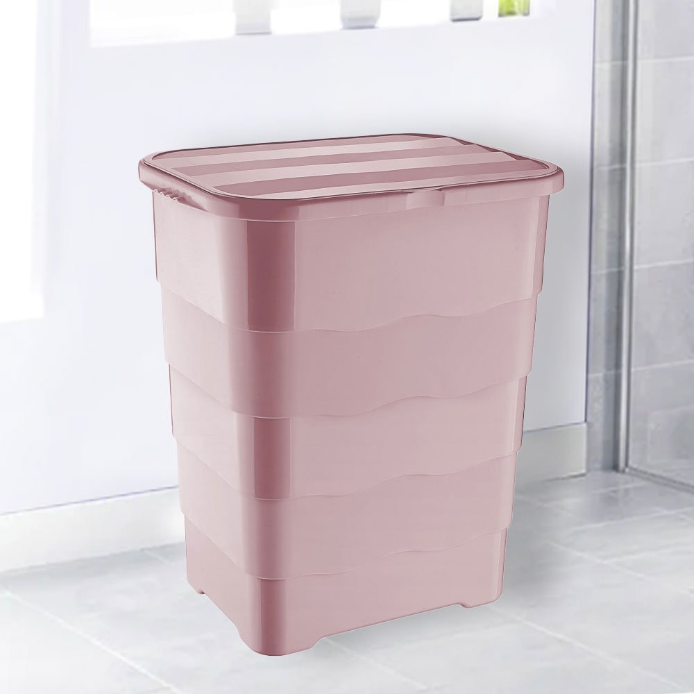 laundry-basket-sl7348-4-47x36x56cm-65lt-7348d ΚΑΛΑΘΙ ΑΠΛΥΤΩΝ SL7348-4 47x36x56cm 65LT - Image 1