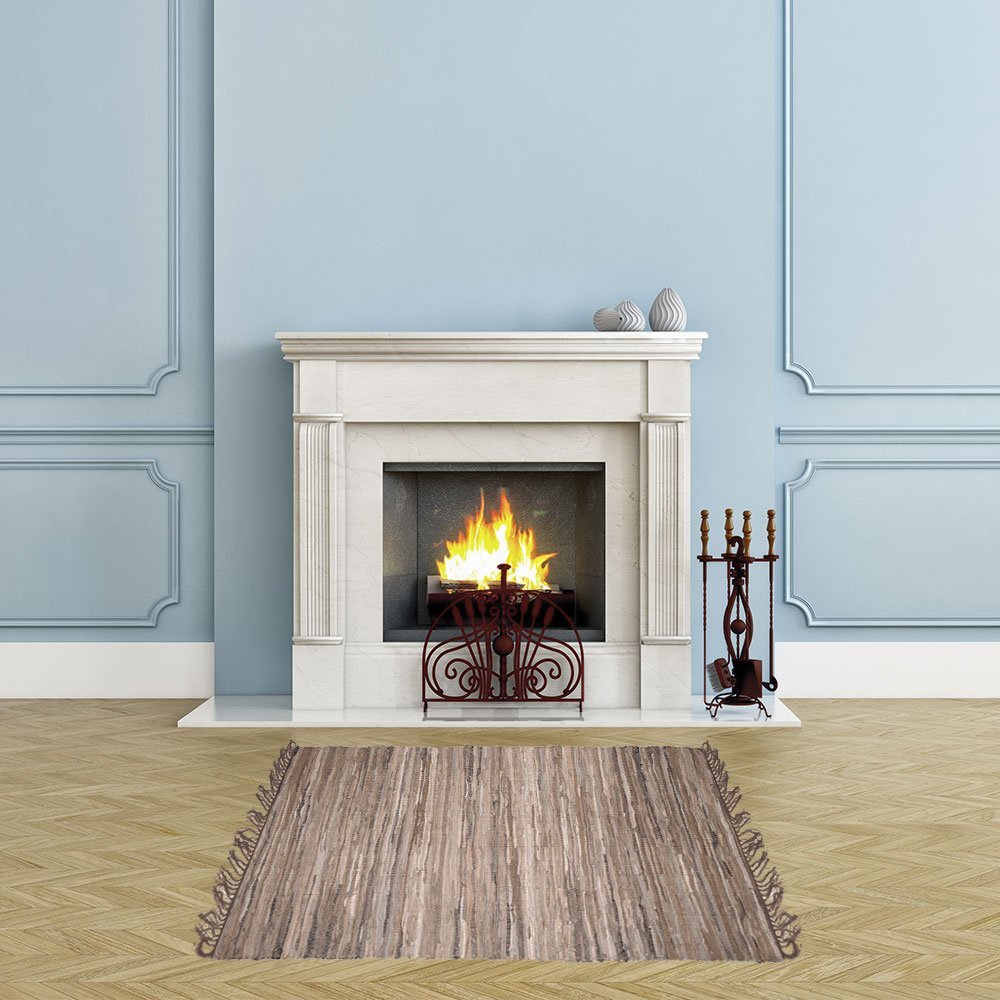 leather-rug-sl8530-2-50x80-8530b-1-1 ΔΕΡΜAΤΙΝΟ ΧΑΛAΚΙ SL8530-2 70X140 - Image 1