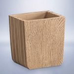 ΠΟΤΗΡΟΘΗΚΗ POLYRESIN SL8138 ΜΕ ΑΠΟΜΙΜΗΣΗ ΞΥΛΟΥ 7,8x6x9,7 cm