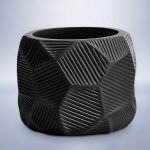 ΠΟΤΗΡΟΘΗΚΗ POLYRESIN SL8142 ΜΑΥΡΗ 8x8x8,4 cm