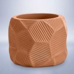 ΠΟΤΗΡΟΘΗΚΗ POLYRESIN SL8142 ΠΟΡΤΟΚΑΛΙ 8x8x8,4 cm