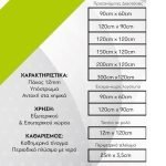 Πατάκι - Ταπέτο Εισόδου pvc υλικό 12mm Κίτρινο - Image 3