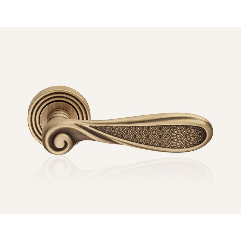 still-aisha-pm-door-handle Ιταλικό Vintage Πόμολο Aisha Μπρονζέ Ματ με ροζέτα 010 - Image 1