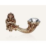 Ιταλικό Μπρονζέ Πόμολο με ροζέτα Brilliant Diamond με Swarovski® crystals 027