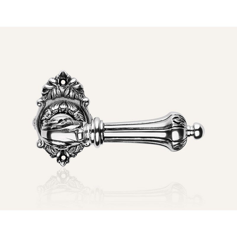 still-charme-nf-door-handle Ιταλικό Vintage Πόμολο Charme French black με ροζέτα 039 - Image 1