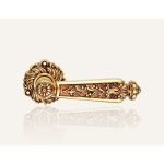 Ιταλικό Vintage Πόμολο Epoca French gold με ροζέτα 051