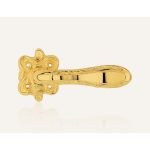 Ιταλικό Vintage Πόμολο Liberty Επίχρυσο με ροζέτα 093