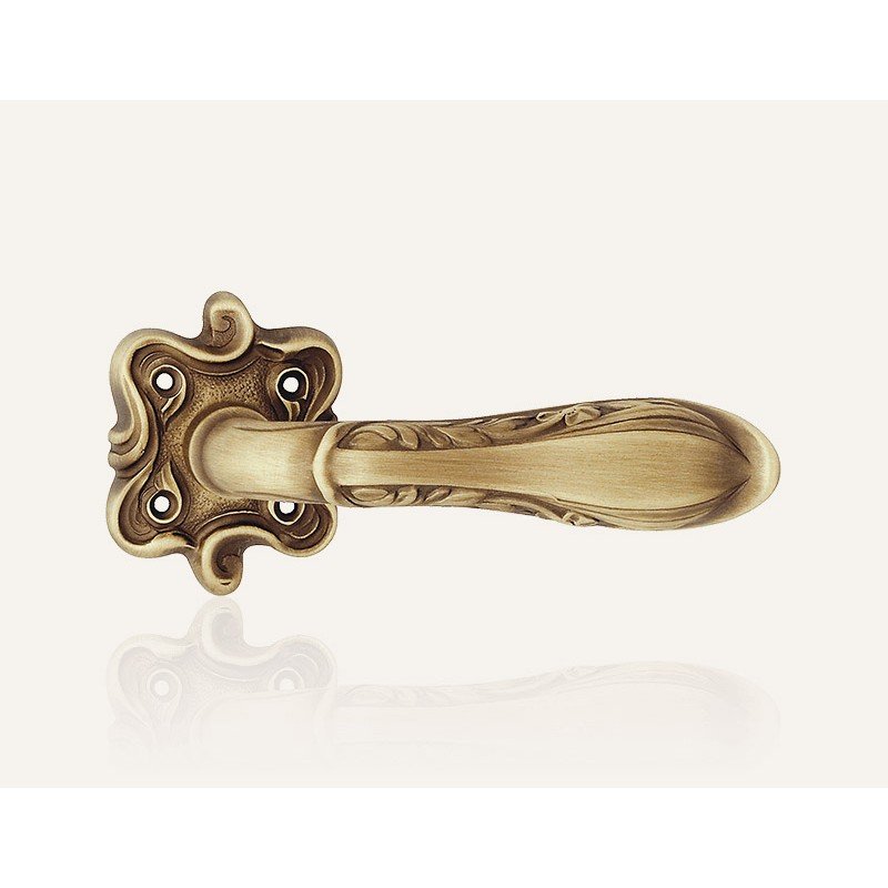 still-liberty-pm-door-handle Ιταλικό Vintage Πόμολο Liberty Μπρονζέ Ματ με ροζέτα 094 - Image 1