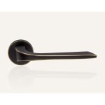 Ιταλικό πόμολο Living με ροζέτα σε Μπρονζέ 113