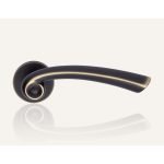 Ιταλικό πόμολο Nau με ροζέτα σε Μπρονζέ 119