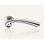 Ιταλικό πόμολο Nau με ροζέτα σε Χρώμιο 114