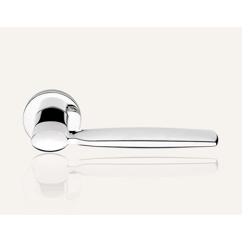 still-spring-zincral-cr-door-handle Ιταλικό πόμολο Sping Zincral με ροζέτα σε Χρώμιο 132 - Image 1