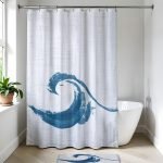 Κουρτίνα μπάνιου polyester 180x200 cm Eurocasa