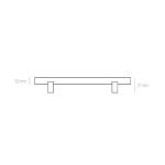 Λαβίτσα Επίπλου Best 1877 – Νίκελ Ματ / Χρώμιο - Image 2