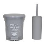 Κάδος χωρίς το πιγκάλ 5 lt PITCH  γκρι Eurocasa