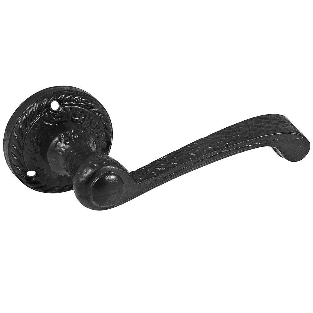 322-03 Roline Κ320 Πόμολο Μεσόπορτας Ζεύγος από Μέταλλο Μαύρο Φ52x110mm - Image 1