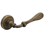 Roline Κ370 Πόμολο Ζεύγος με κλείστρο wc από Ορείχαλκο Αντικέ Φ50x114mm