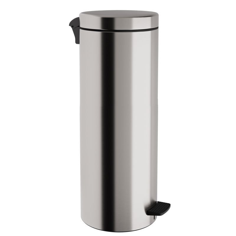 66e2a3258d8cf_2565-011 Χαρτοδοχείο 30 Lit, Soft Close - Matt Inox, Pam & Co, Ø25 x H65 (cm), 2565-011 - Image 1