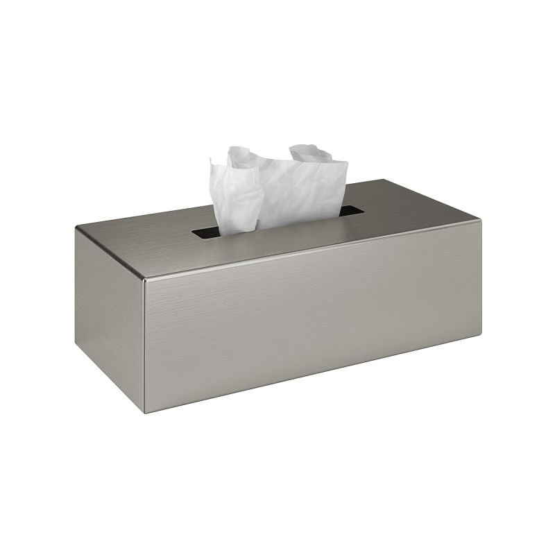 66e48fa988b8d_120-011 Επικαθήμενη / Επιτοίχια Θήκη Χαρτομάντηλων - Matt Inox, Pam & Co, W25 x D13 x H7,5 (cm), 120-011 - Image 1