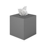 Θήκη Χαρτομάντηλων Κύβος - Matt Concrete Grey, Pam & Co, W13 x D13 x H13 (cm), 124-163