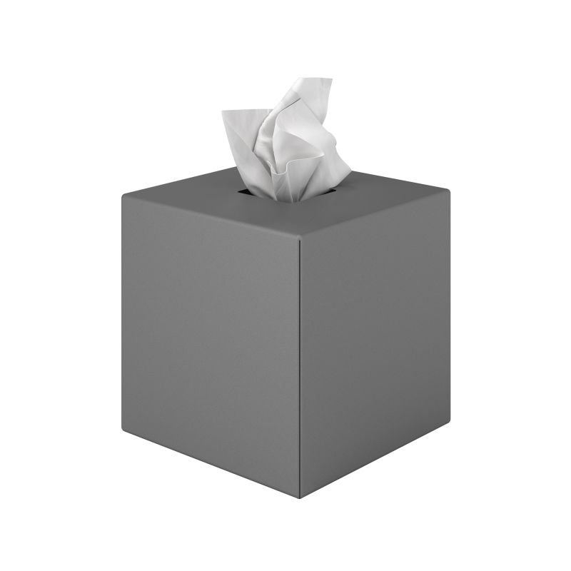 66e496255eff0_124-163 Θήκη Χαρτομάντηλων Κύβος - Matt Concrete Grey, Pam & Co, W13 x D13 x H13 (cm), 124-163 - Image 1