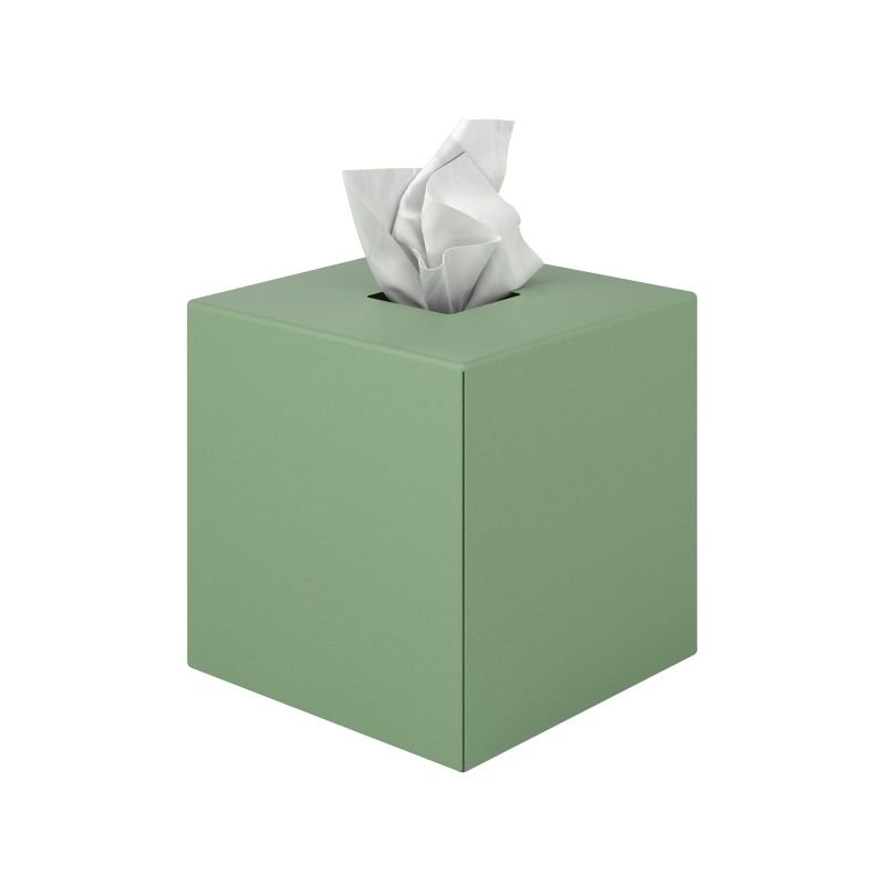 66e49626166c8_124-903 Θήκη Χαρτομάντηλων Κύβος - Matt Mint, Pam & Co, W13 x D13 x H13 (cm), 124-903 - Image 1