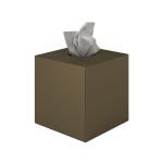 Θήκη Χαρτομάντηλων Κύβος - Matt Light Bronze, Pam & Co, W13 x D13 x H13 (cm), 124-963