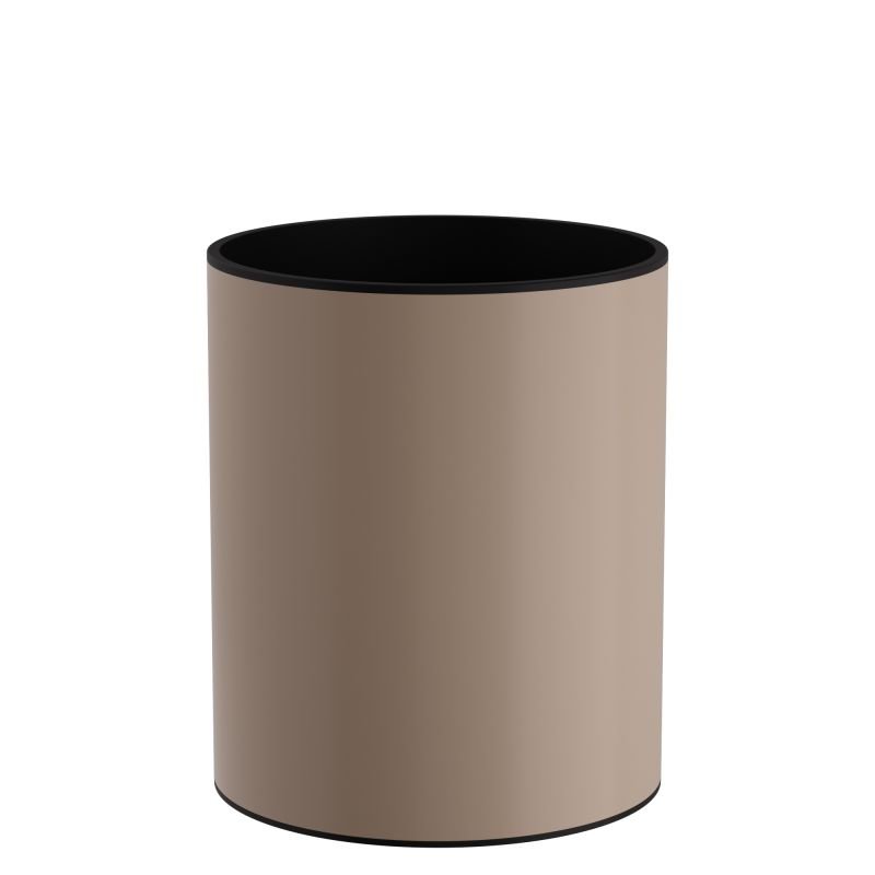 66e6bf5b089f8_2530-103 Καλάθι Γραφείου / Δωματίου 15 Lit - Matt Beige, Pam & Co, Ø25 x H30 (cm), 2530-103 - Image 1