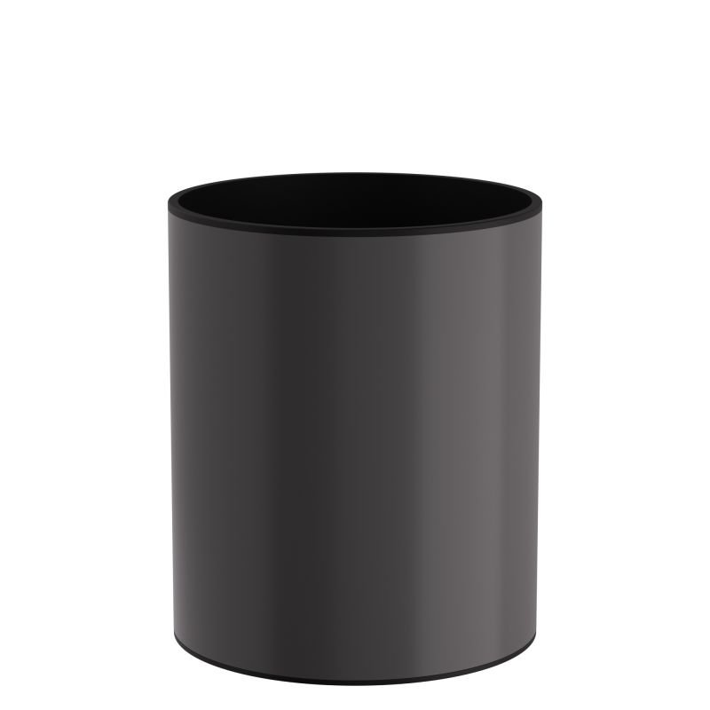 66e6bf5b27a0f_2530-113 Καλάθι Γραφείου / Δωματίου 15 Lit - Matt Anthracite, Pam & Co, Ø25 x H30 (cm), 2530-113 - Image 1